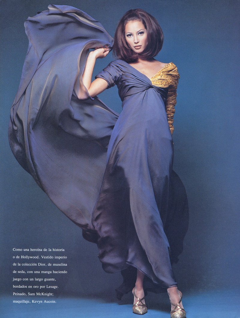 Christy Turlington featured in Atelier y fantasia, October 1992