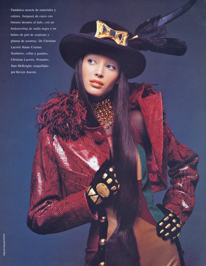 Christy Turlington featured in Atelier y fantasia, October 1992