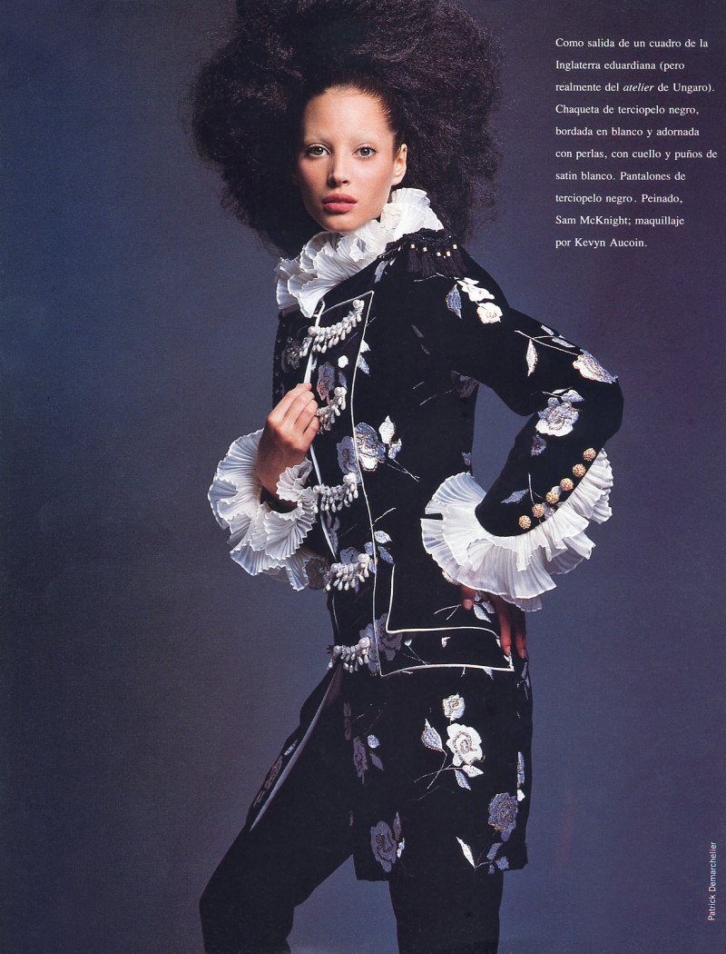 Christy Turlington featured in Atelier y fantasia, October 1992