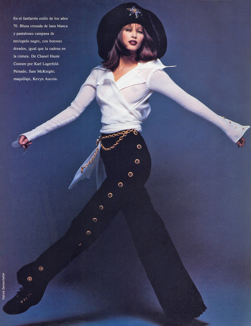 Christy Turlington featured in Atelier y fantasia, October 1992