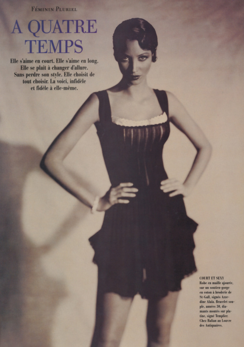 Christy Turlington featured in A quatre temps, May 1992