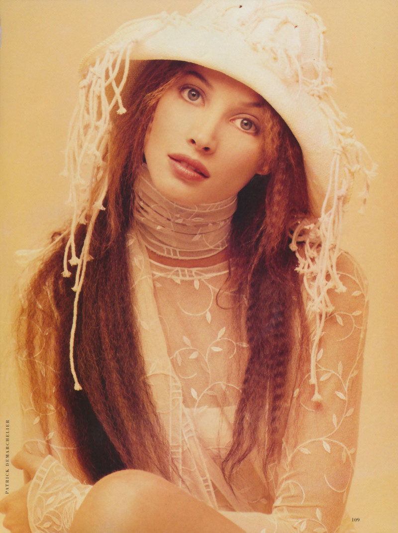 Christy Turlington featured in White, January 1993