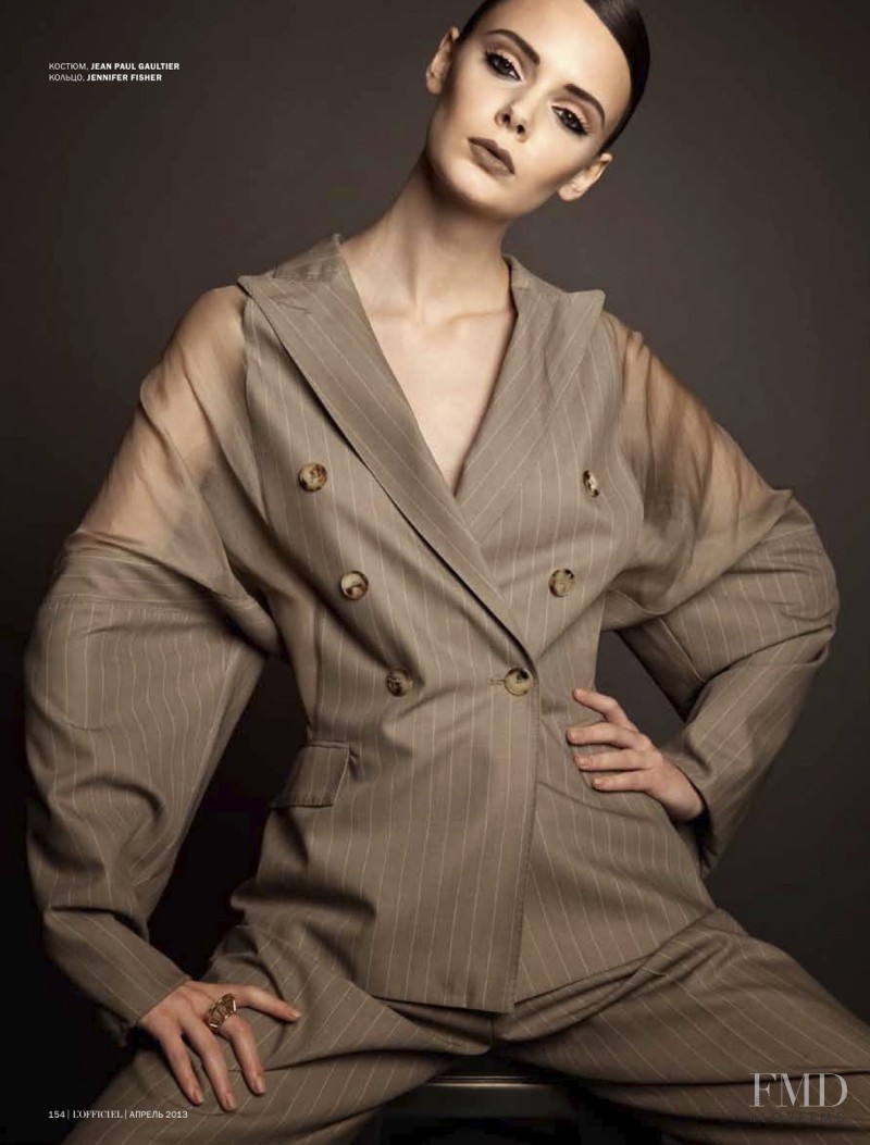 Nikole Ivanova featured in Suit Up, April 2013