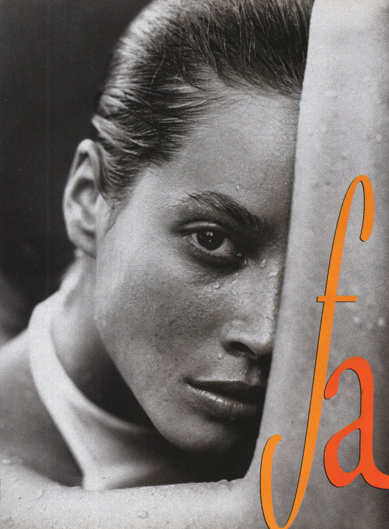 Christy Turlington featured in The face, September 1993