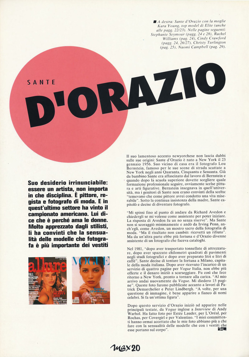 Sante D\'Orazio, September 1993