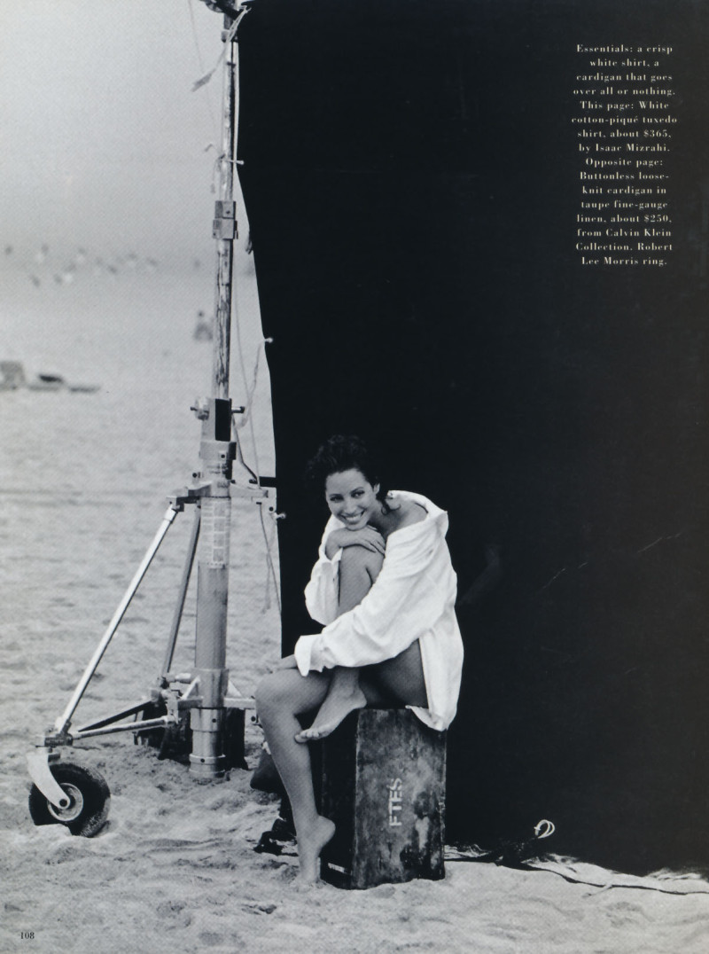 Christy Turlington featured in Little me, May 1993