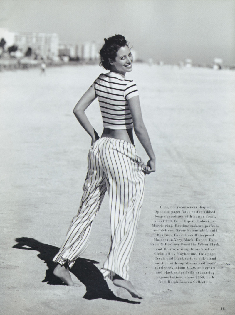 Christy Turlington featured in Little me, May 1993