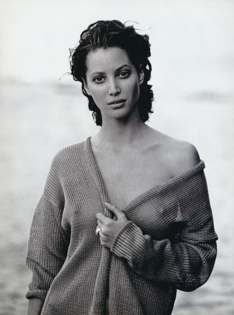 Christy Turlington featured in Little me, May 1993