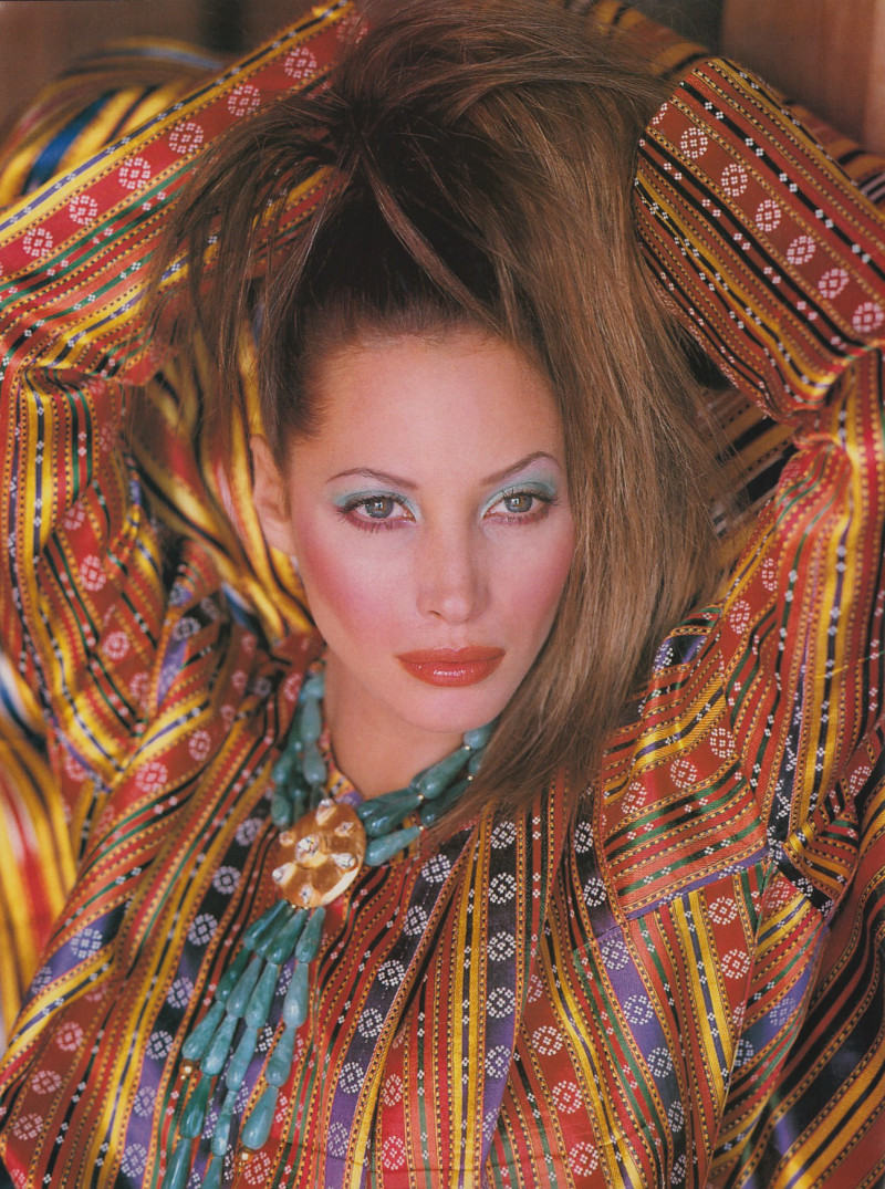 Christy Turlington featured in Here\'s the conundrum, February 1993