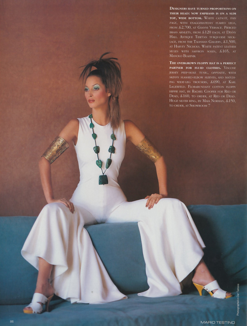 Christy Turlington featured in Here\'s the conundrum, February 1993