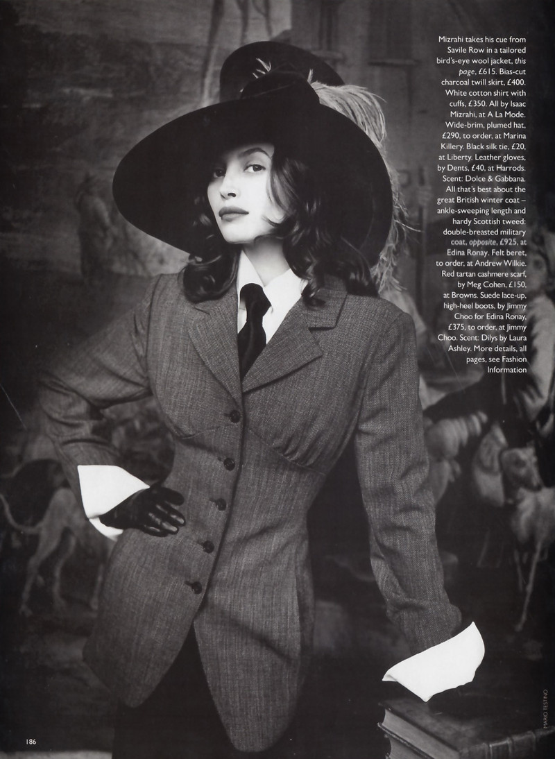 Christy Turlington featured in English lessons, September 1993