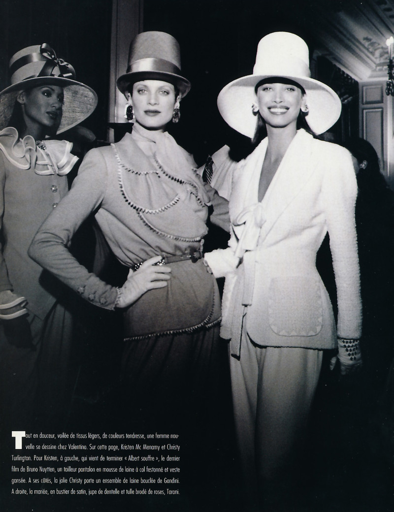 Christy Turlington featured in Des collections événements, March 1993