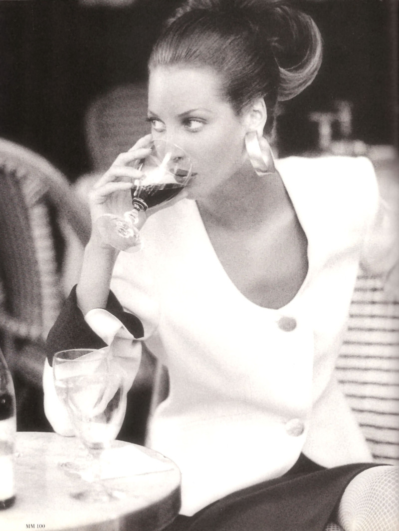 Christy Turlington featured in Cocktail couture, February 1993