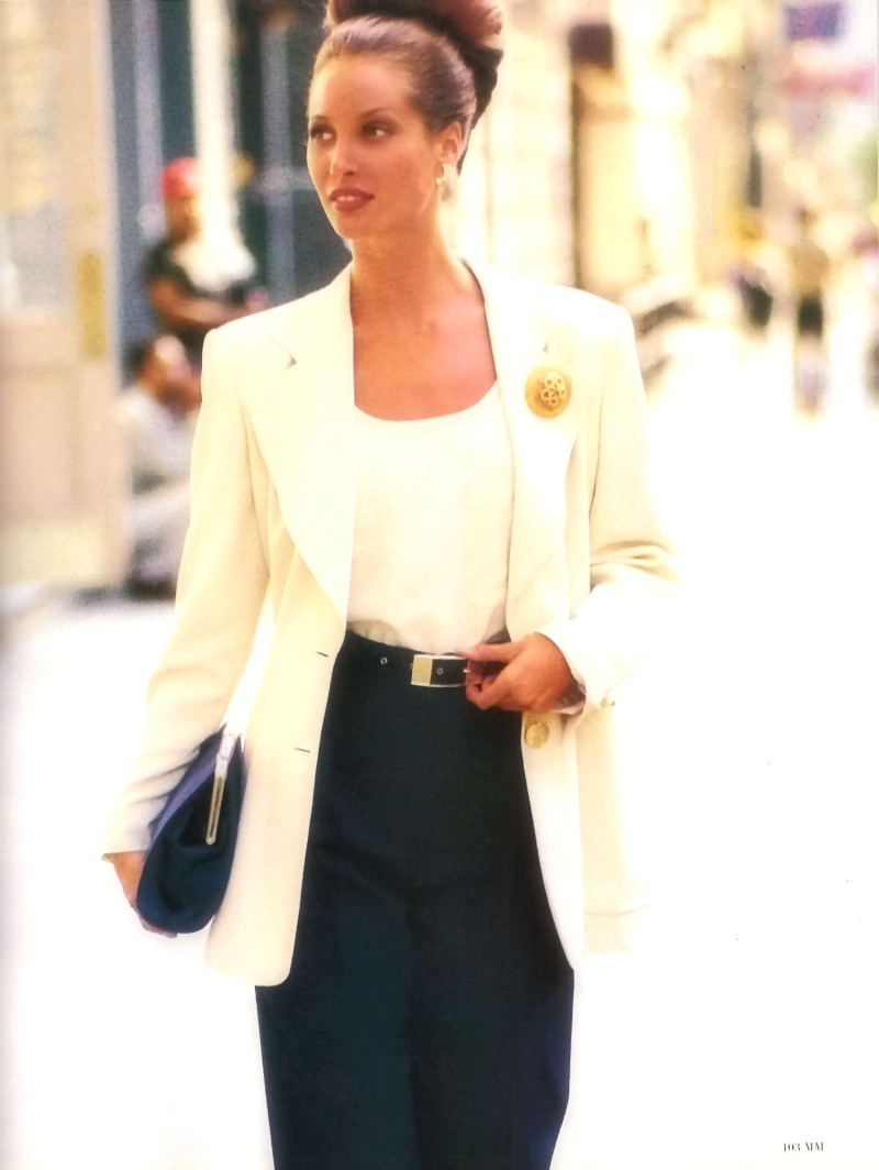 Christy Turlington featured in Cocktail couture, February 1993