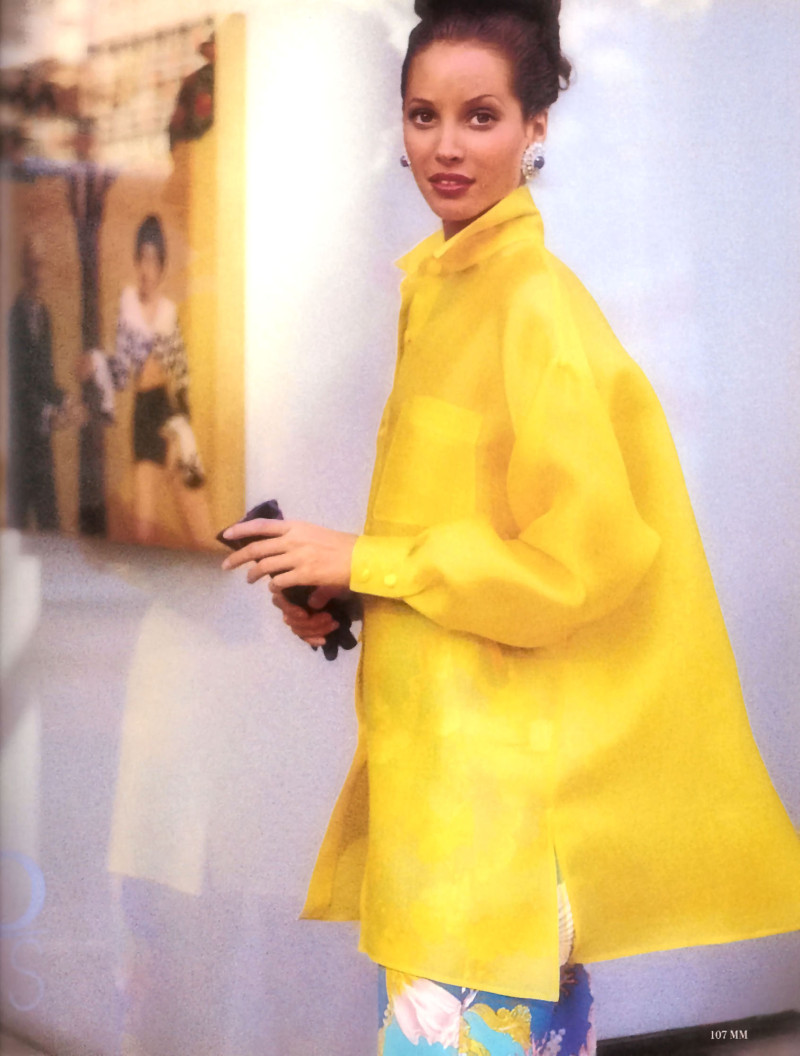 Christy Turlington featured in Cocktail couture, February 1993