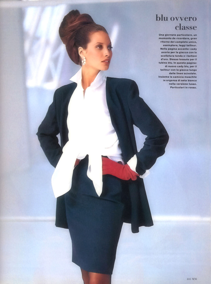 Christy Turlington featured in Cocktail couture, February 1993