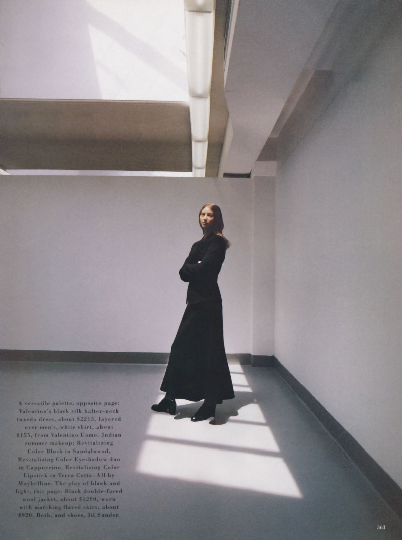 Christy Turlington featured in Artistry, September 1993