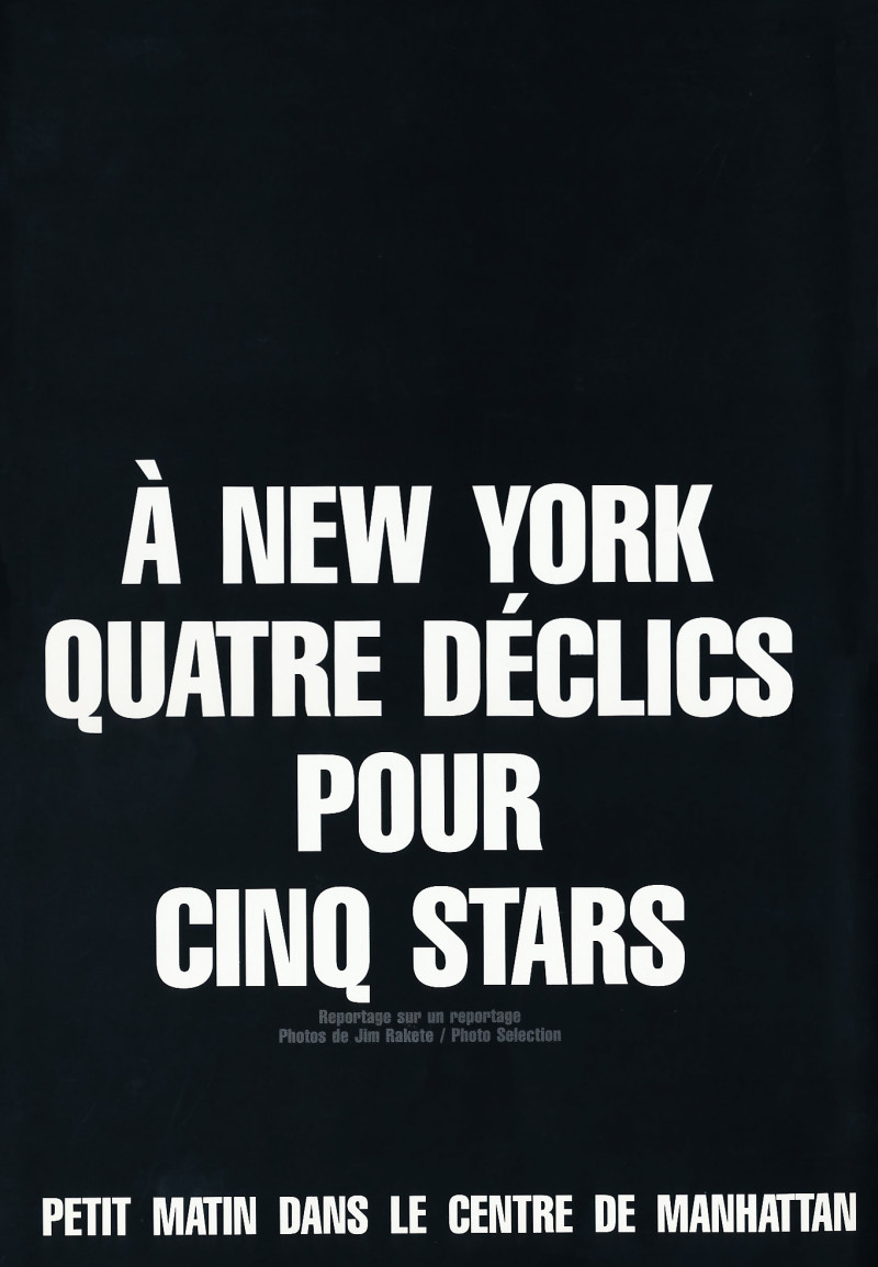 A New York quatre declics pour cing stars, July 1993