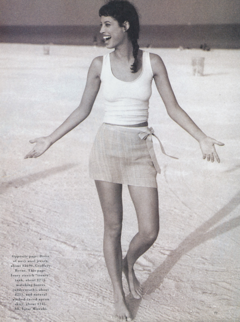 Christy Turlington featured in All american, January 1994