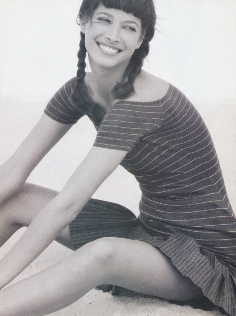 Christy Turlington featured in All american, January 1994