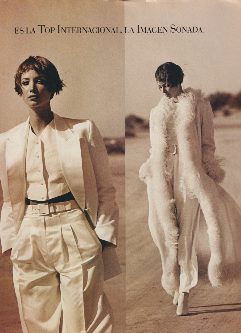 Christy Turlington featured in El arte de comunicar, March 1994