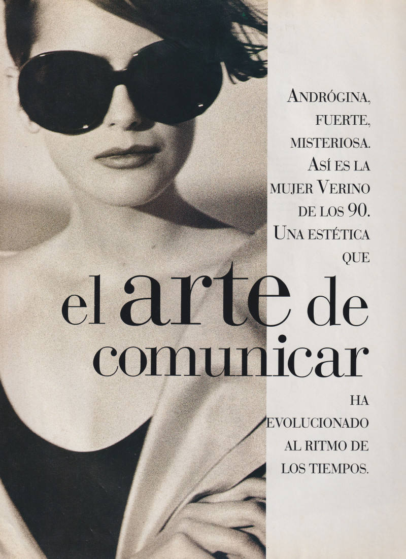 Christy Turlington featured in El arte de comunicar, March 1994