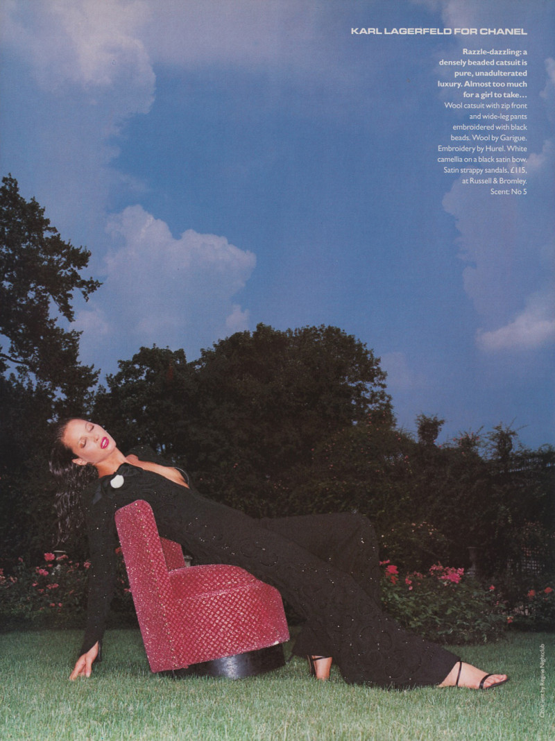 Christy Turlington featured in She is Disco, October 1994