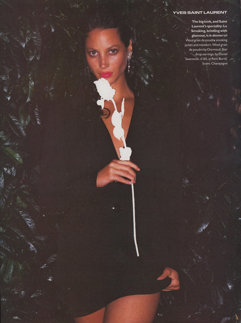 Christy Turlington featured in She is Disco, October 1994