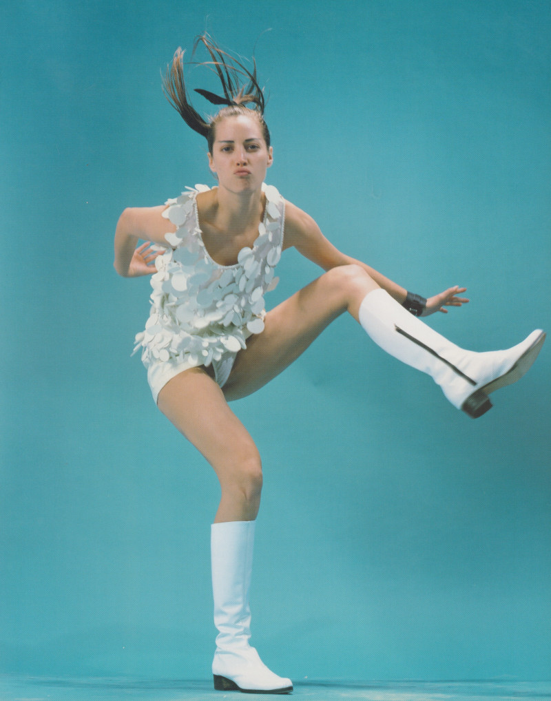 Christy Turlington featured in White mischief, May 1995