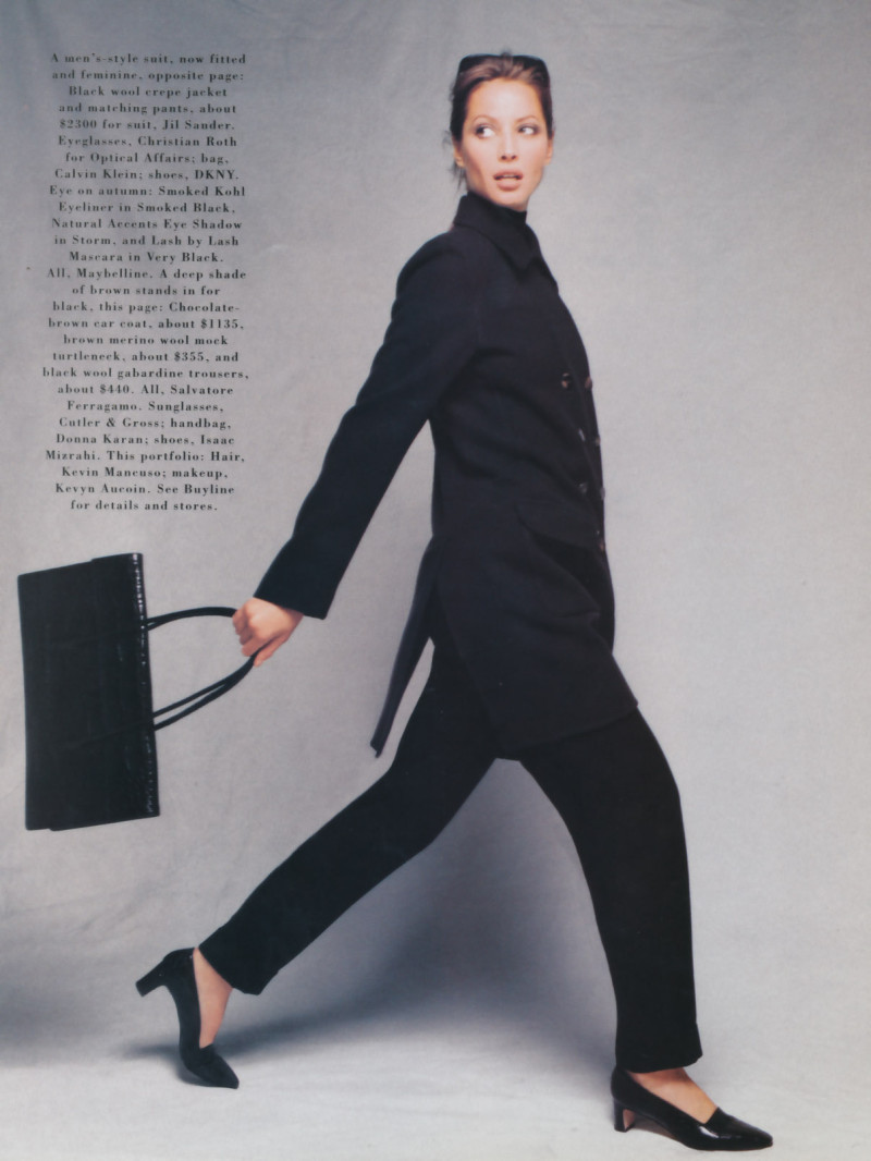 Christy Turlington featured in The lean season, October 1995