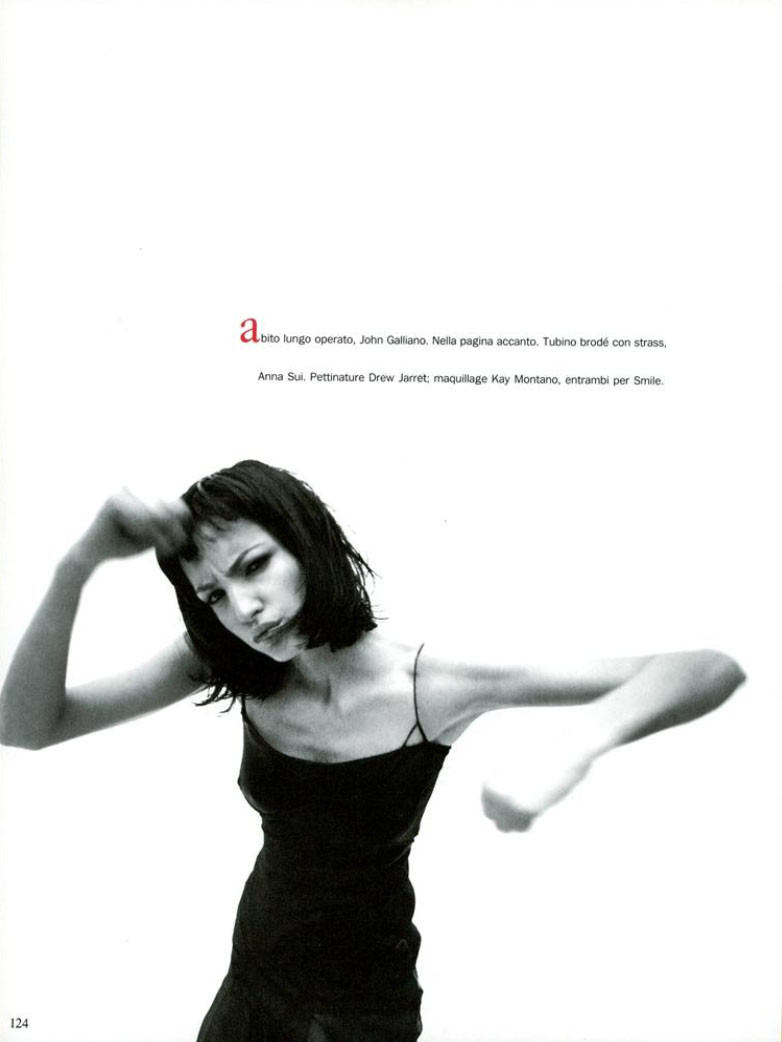 Christy Turlington featured in Nero, May 1995