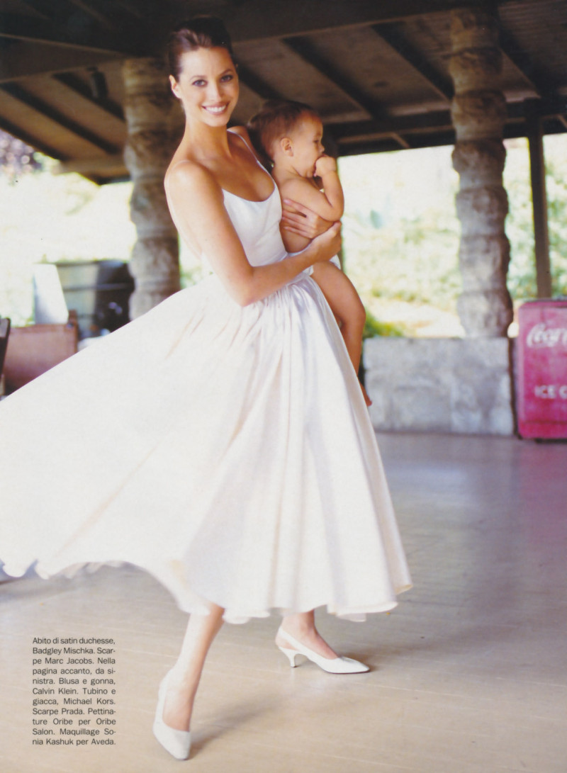 Christy Turlington featured in Le Turlington, December 1995