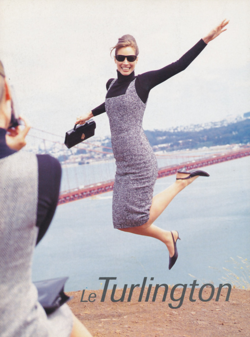 Christy Turlington featured in Le Turlington, December 1995