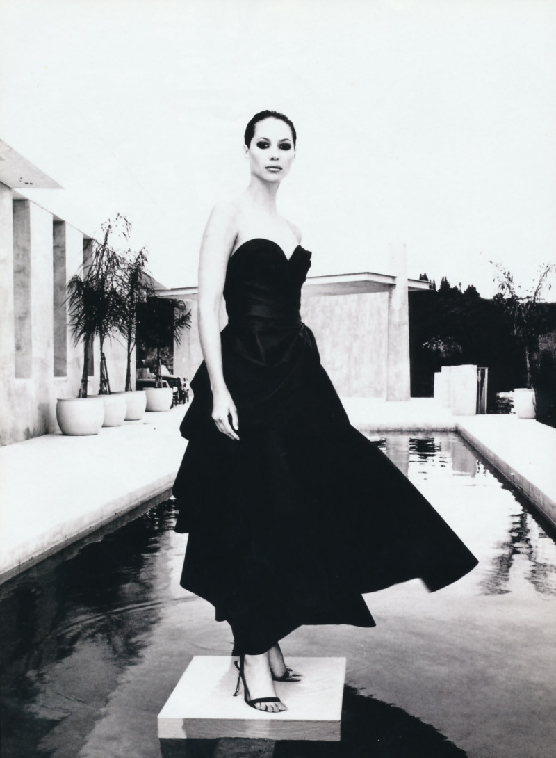 Christy Turlington featured in Industriel strength, September 1995