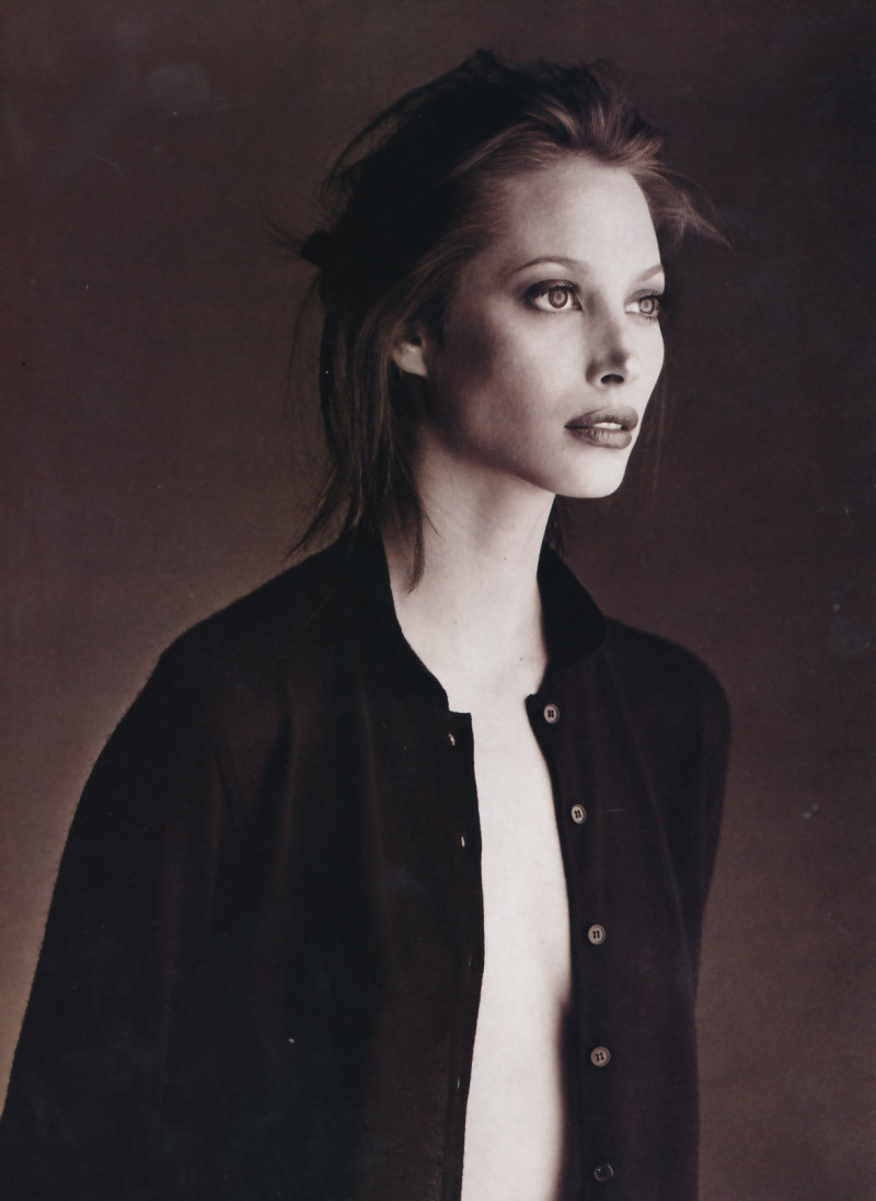 Christy Turlington featured in Models are actresses, March 1996