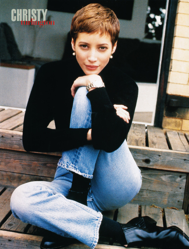 Christy Turlington featured in Christy passionately, January 1996