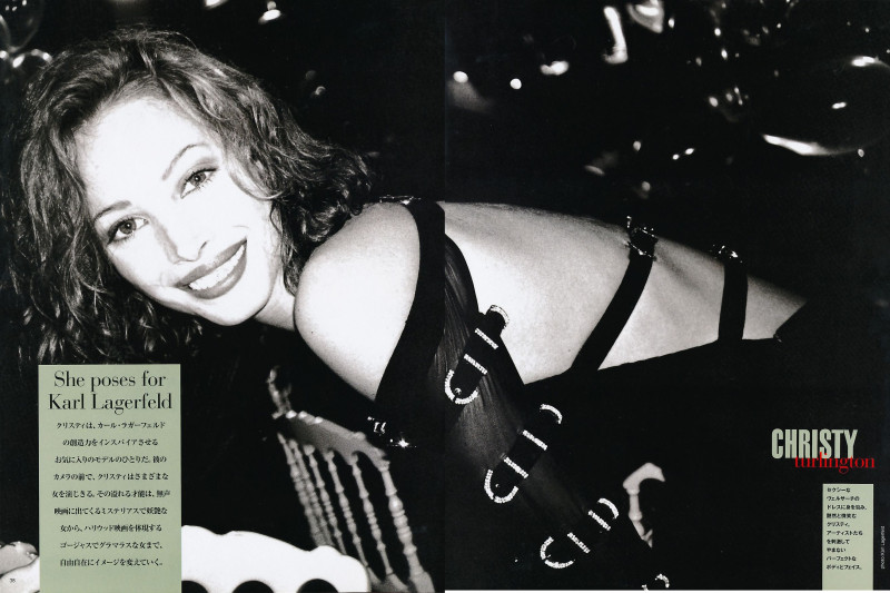 Christy Turlington featured in Christy passionately, January 1996