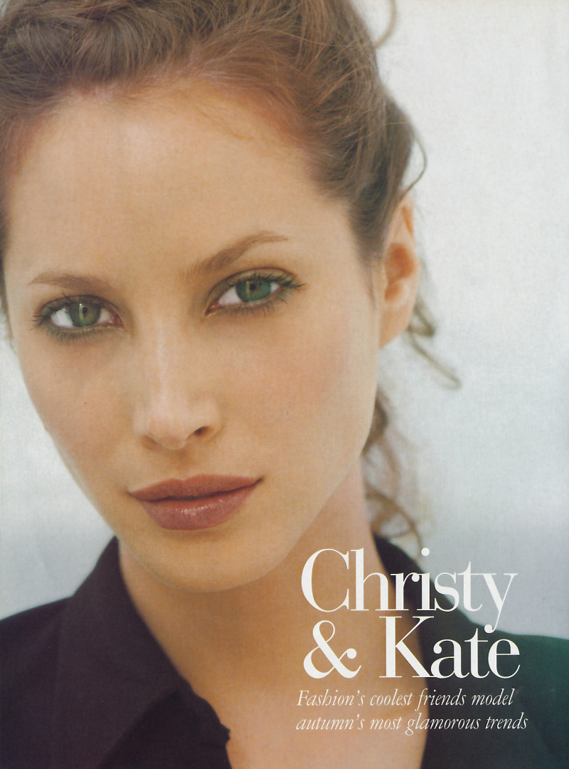 Christy Turlington featured in Christy & Kate, October 1996