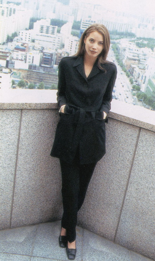 Christy Turlington featured in Christy, September 1996