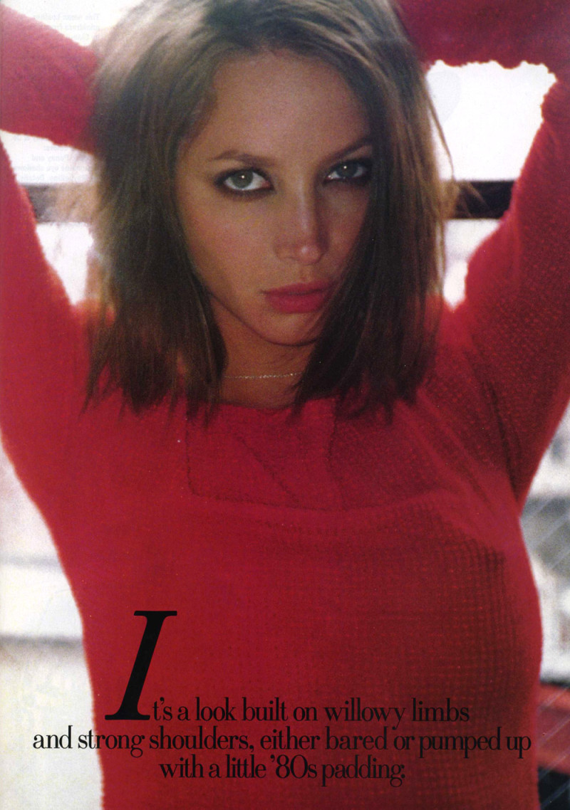 Christy Turlington featured in Talk flirty to me, July 1997