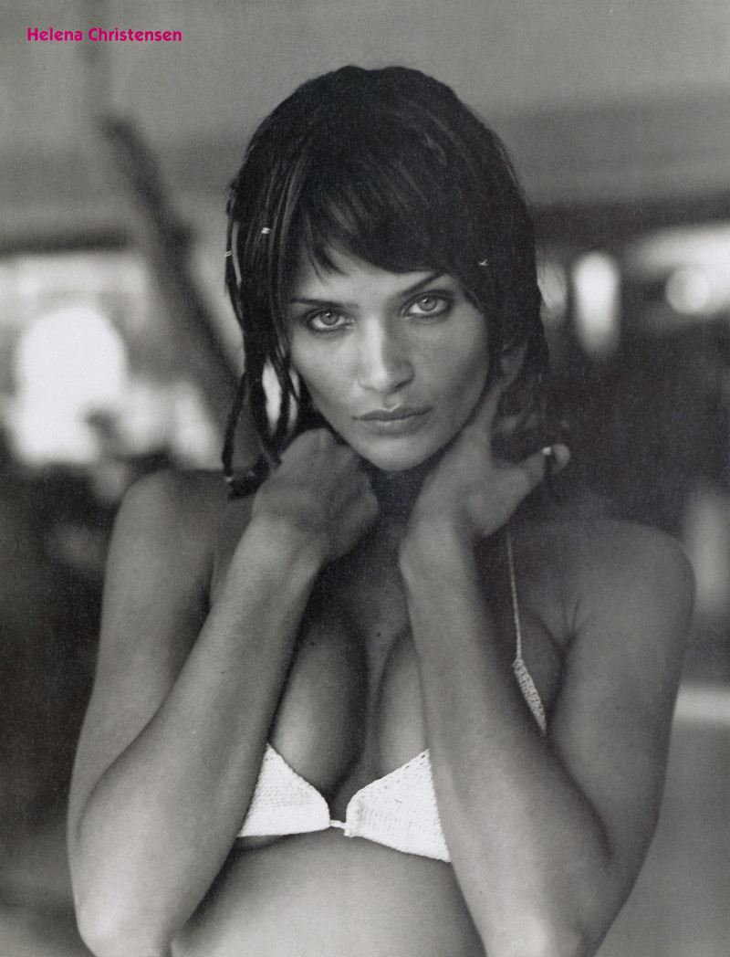 Helena Christensen featured in Top of the tops, July 1997