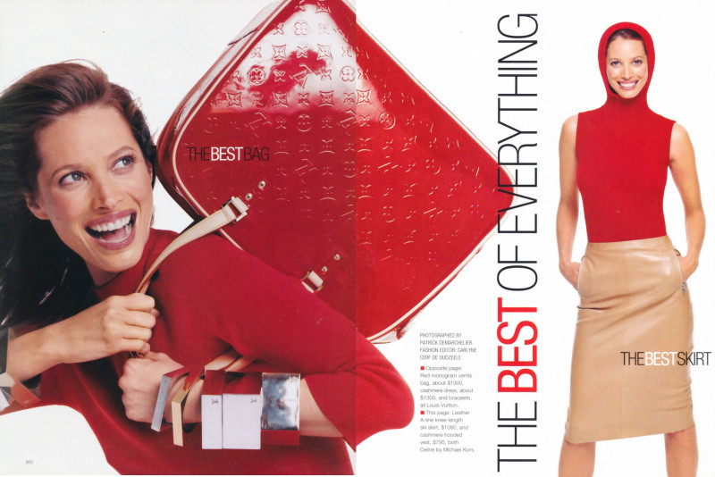 Christy Turlington featured in The best of everything, September 1999