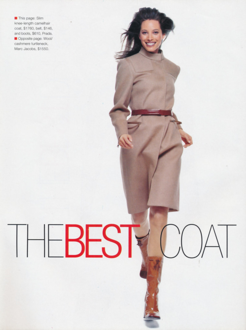 Christy Turlington featured in The best of everything, September 1999