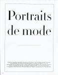 Portraits de mode