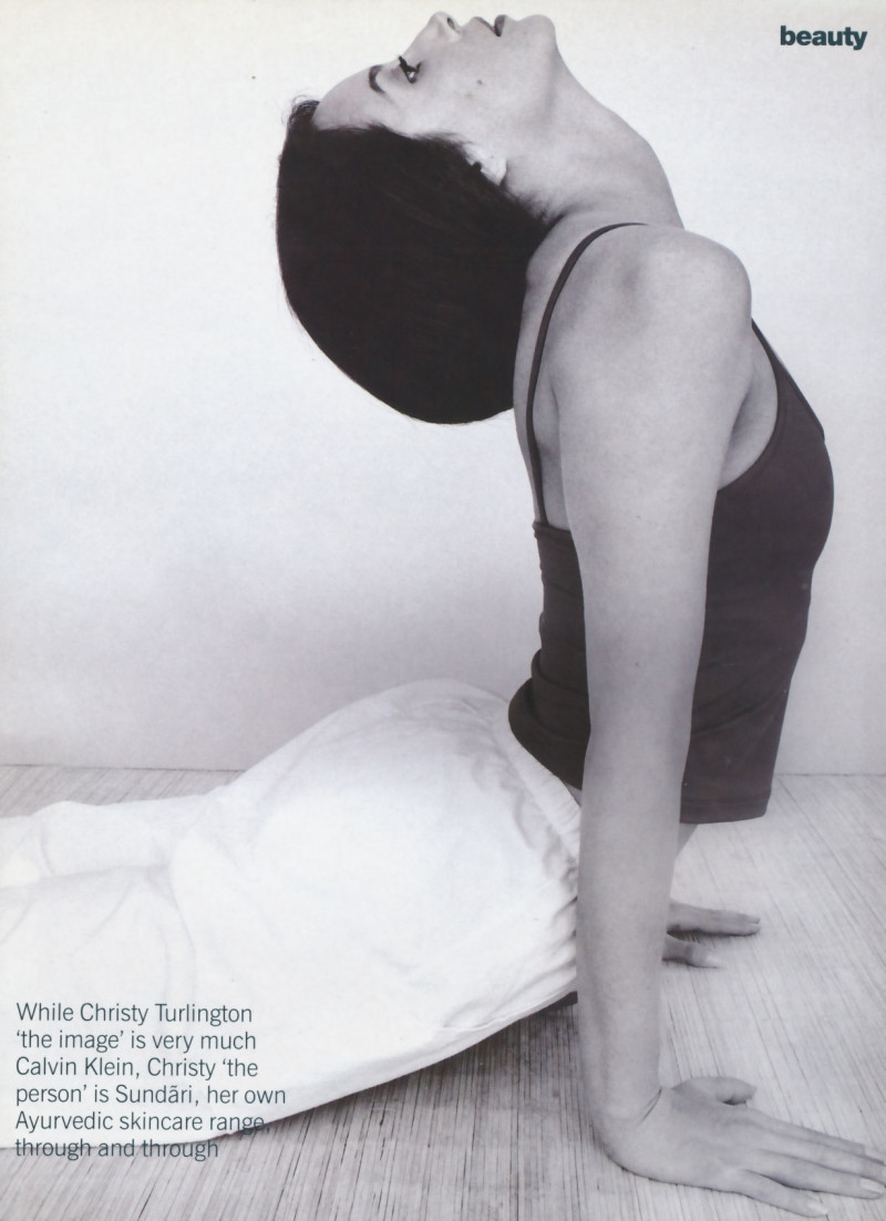 Christy Turlington featured in In the business of being beautiful, May 1999