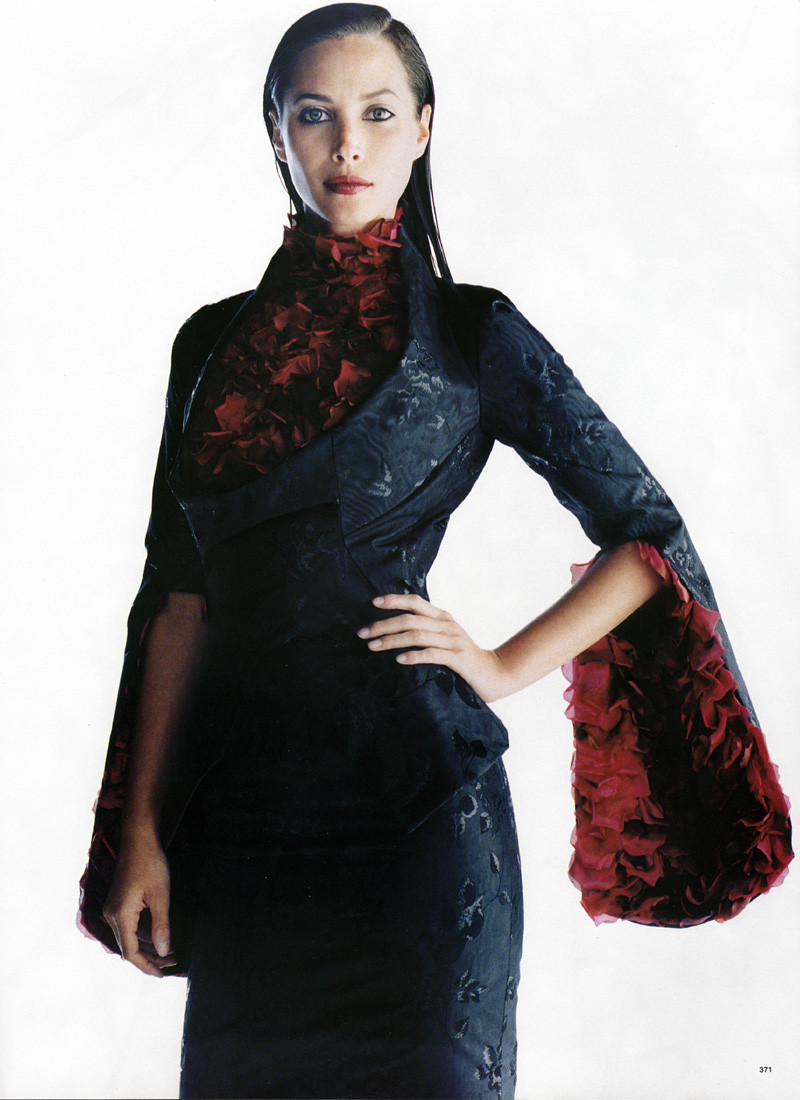 Christy Turlington featured in High season, October 1999