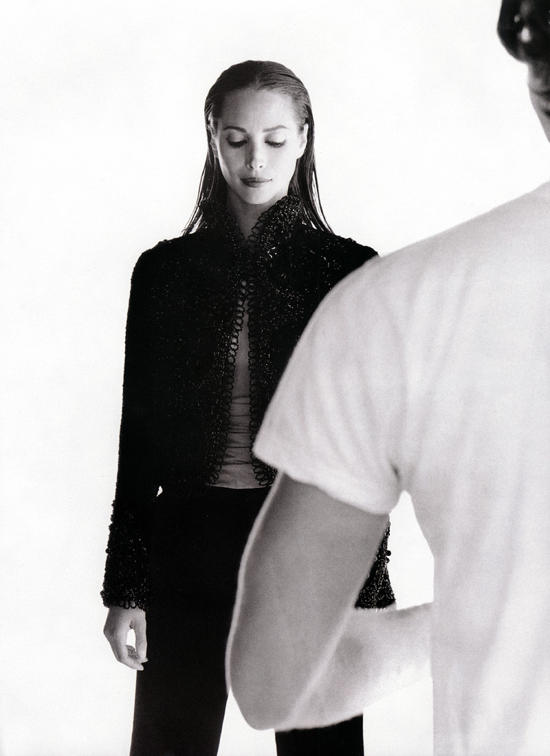 Christy Turlington featured in High season, October 1999