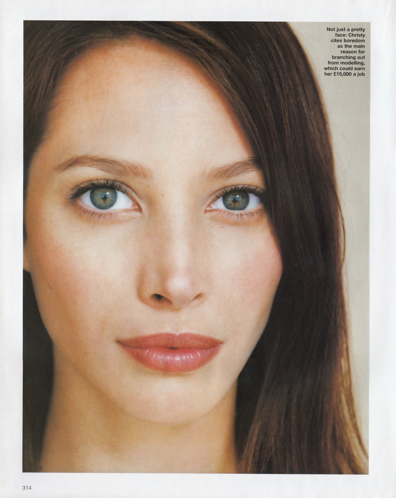 Christy Turlington featured in In the business of being beautiful, September 2000