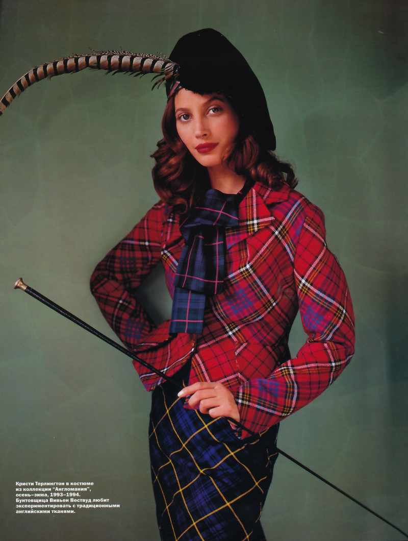 Christy Turlington featured in Christy, February 2000