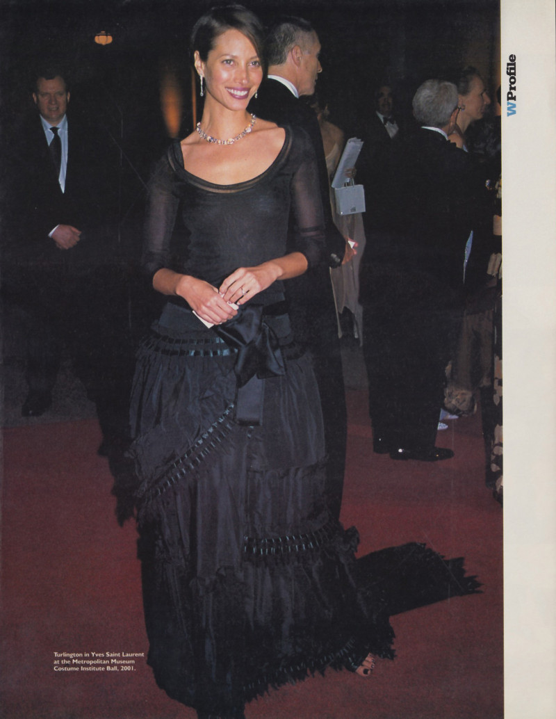 Christy Turlington featured in Princess bride, July 2001